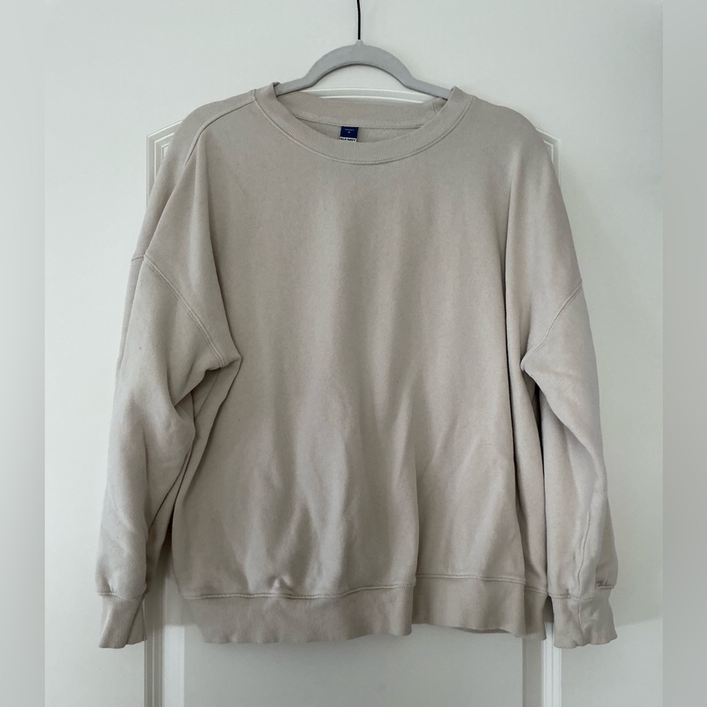 NWOT Old Navy Cream Sweatshirt